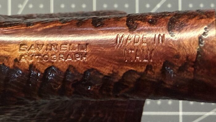 Savinelli Autograph Sandblasted Brown - Image 4