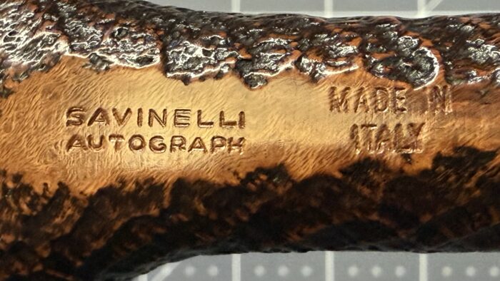 Savinelli Autograph Sandblasted Brown - Image 4