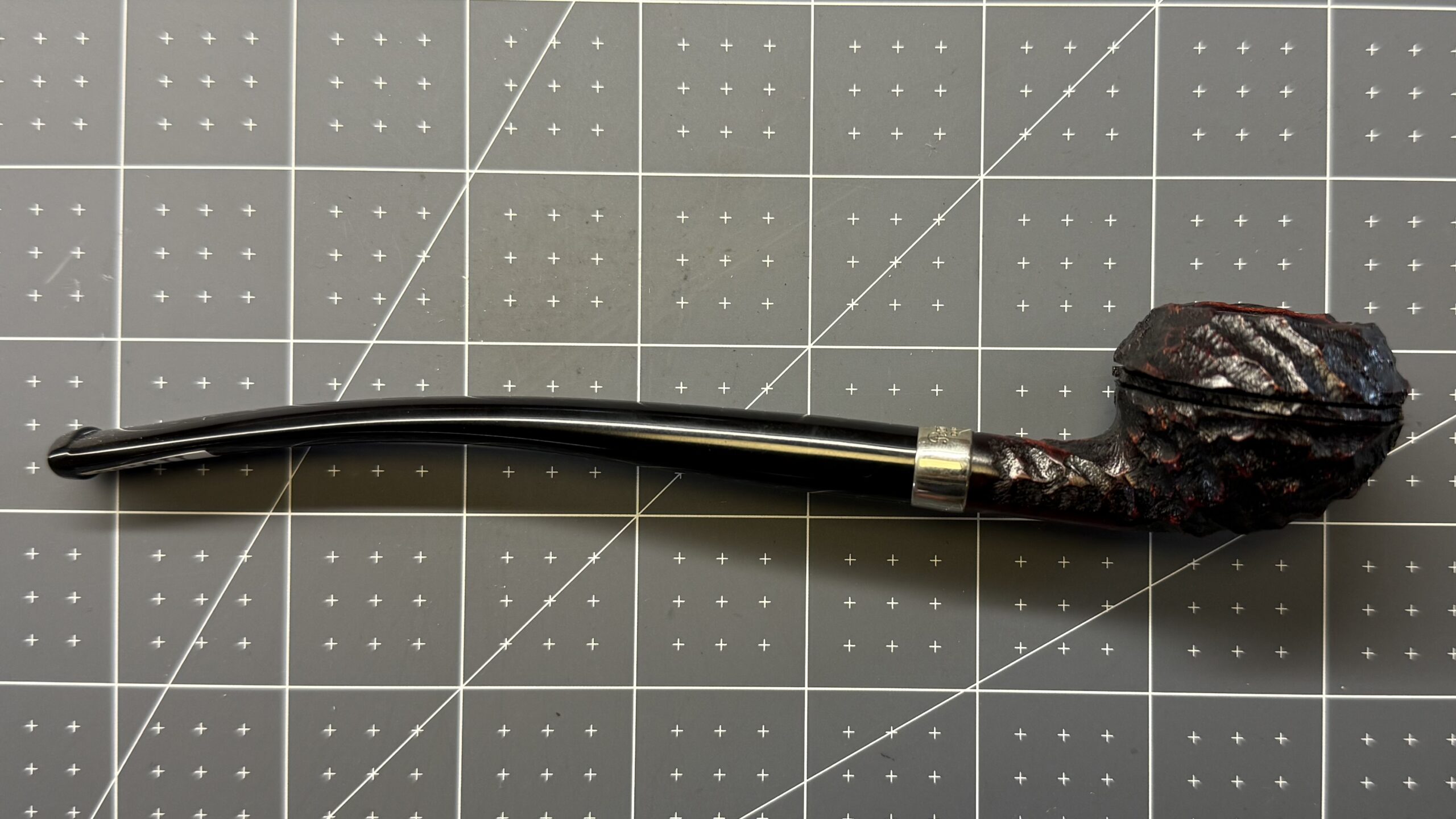 Peterson Tavern Pipe Rhodesian Rusticated - Image 5